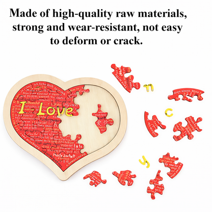 Wooden Love Puzzle
