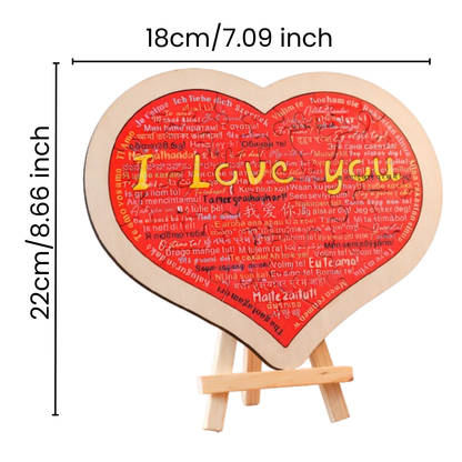 Wooden Love Puzzle